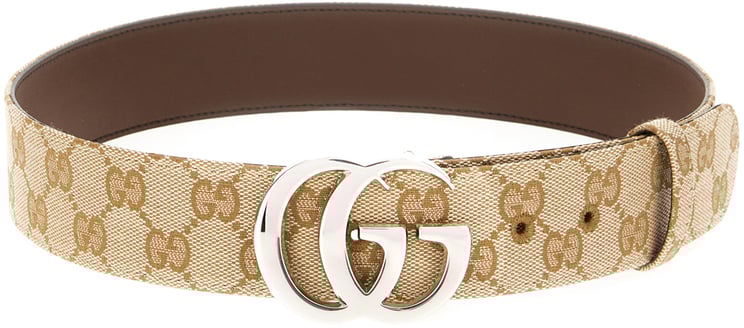 Gucci Gucci GG Supreme fabric reversible belt