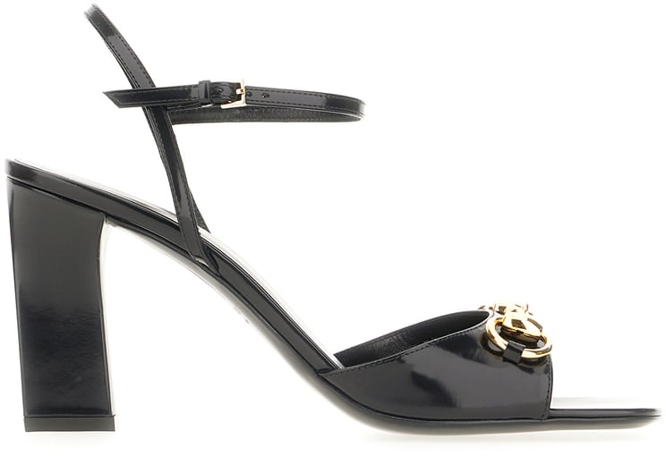 Gucci Gucci Black leather sandals