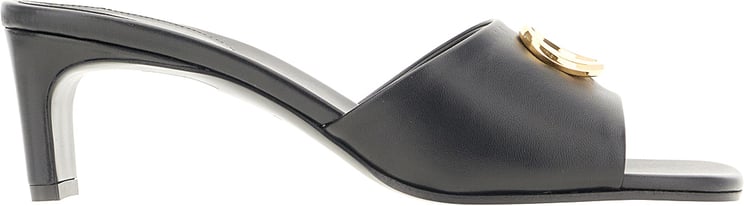 Gucci Gucci Black nappa leather mules
