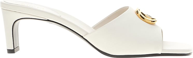Gucci Gucci White nappa leather mules