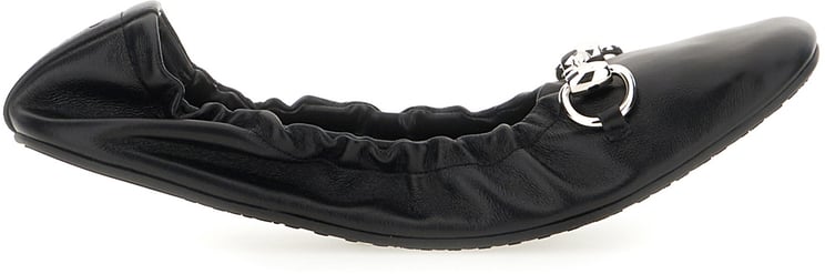 Gucci Gucci Black leather Prima ballerinas