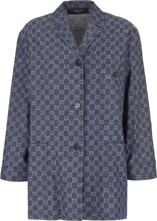 Gucci Gucci Printed cotton jacket