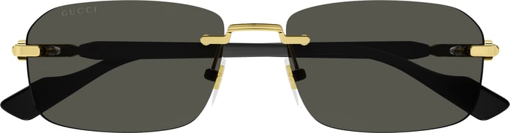 Gucci Gg1221s Rimless Rectangular Sunglasses
