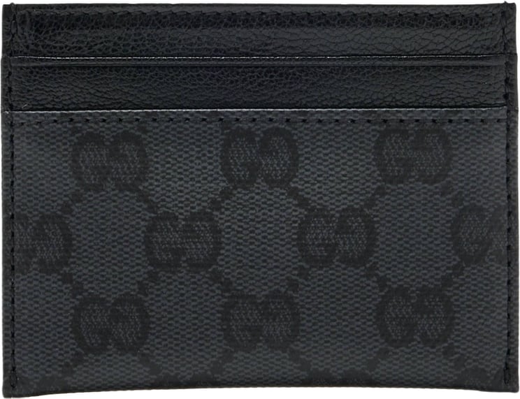 Gucci Black Credit Case Textured Cardholder