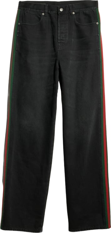 Gucci Black Denim Baggy Jeans