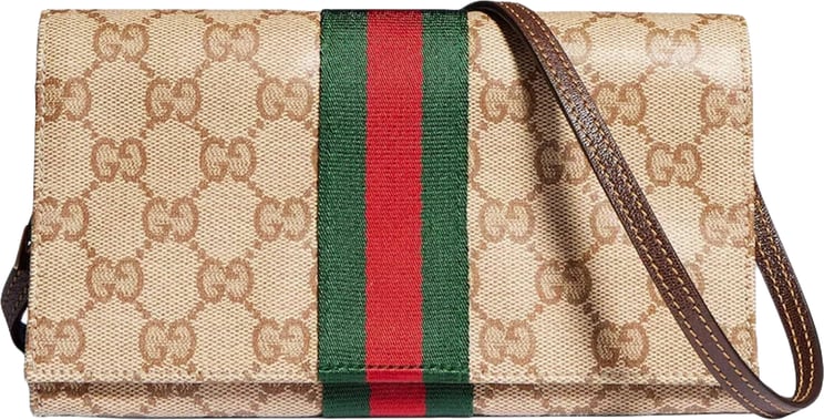 Gucci Beige Pouch GG Canvas Bag