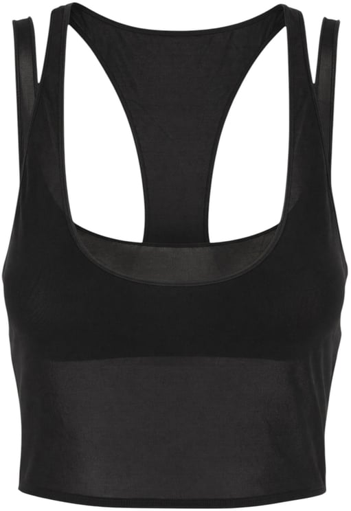 Gucci Gucci Black viscose blend top