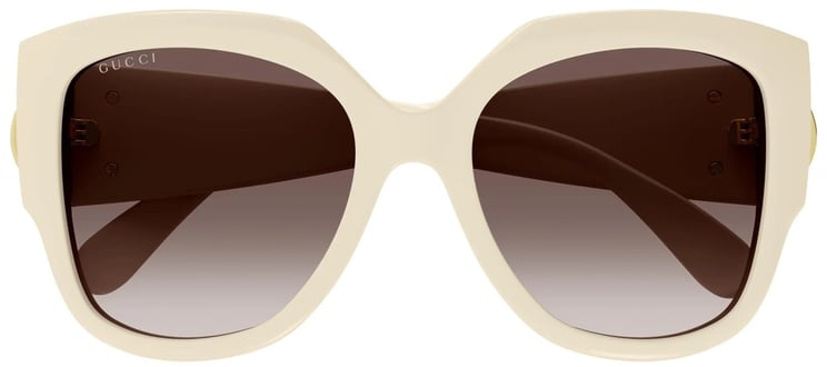 Gucci Sunglasses GG1407S 004 ivory ivory brown 54/19/140