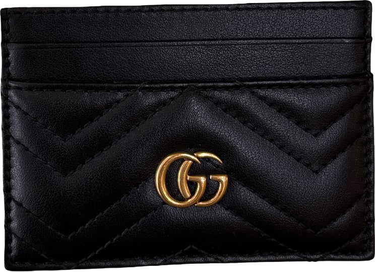 Gucci Gucci GG Marmont Card Holder Matelasse Leather