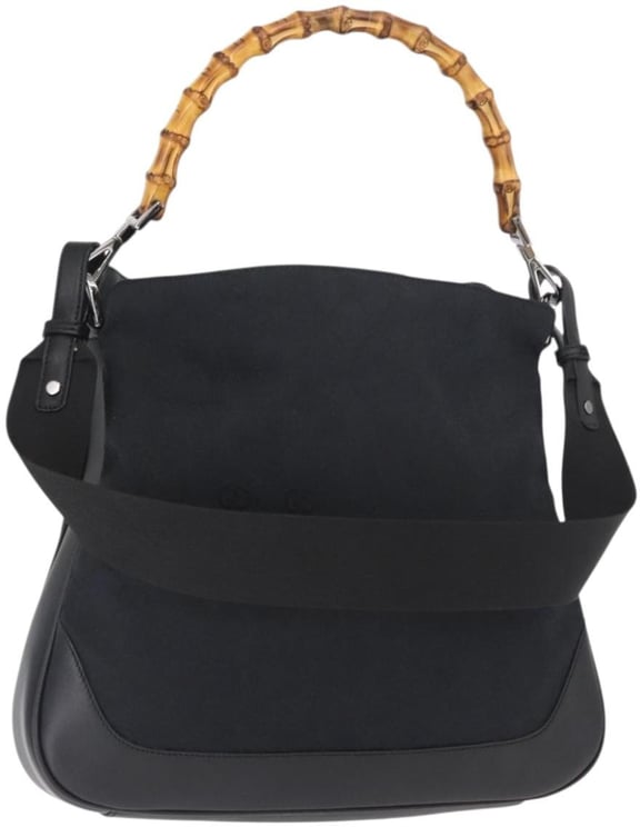 Gucci Gucci Diana Bamboo Shoulder Bag GG Canvas Medium