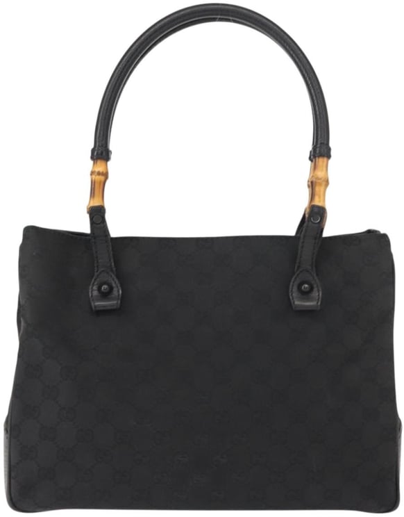 Gucci Gucci Vintage Bamboo Handle Bag Canvas