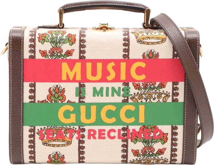 Gucci Gucci 100 Top Handle Beauty Case Limited Edition Canvas
