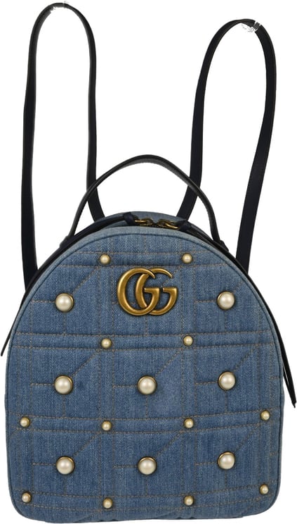 Gucci Gucci Backpack Embellished Wool Medium