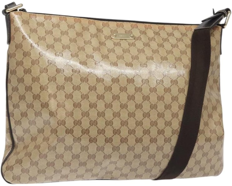 Gucci Gucci Flap Messenger Bag (Outlet) GG Coated Canvas