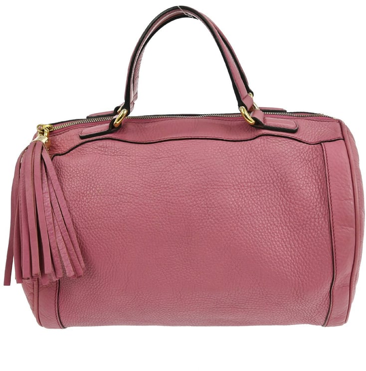 Gucci Gucci Soho Boston Bag Leather