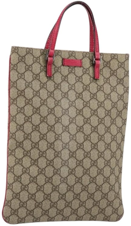 Gucci Gucci Joy Plus Flat Tote GG Coated Canvas Medium