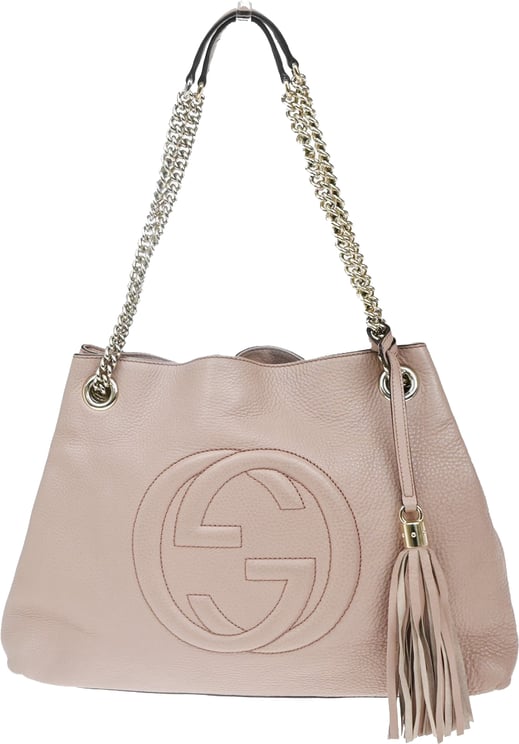 Gucci Gucci Soho Chain Strap Shoulder Bag Leather Medium
