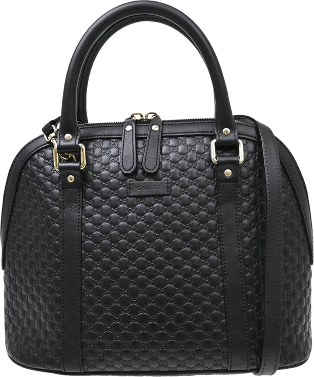 Gucci Gucci Convertible Dome Satchel Microguccissima Leather Medium