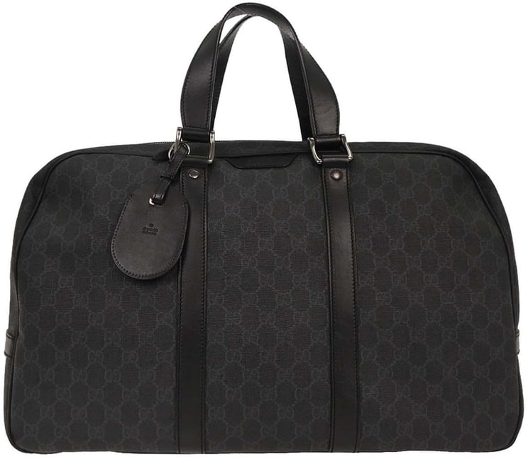 Gucci Gucci Vintage Duffle Bag GG Coated Canvas Large