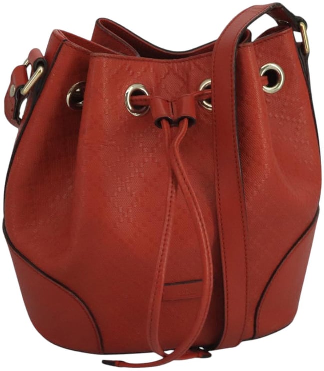 Gucci Gucci Bright Bucket Bag Diamante Leather Small