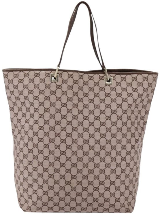 Gucci Gucci Vintage Bucket Shopping Tote GG Canvas Large