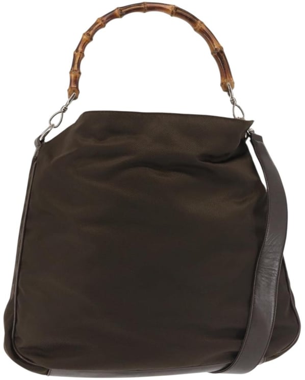Gucci Gucci Sherry bamboo Shoulder Bag Nylon