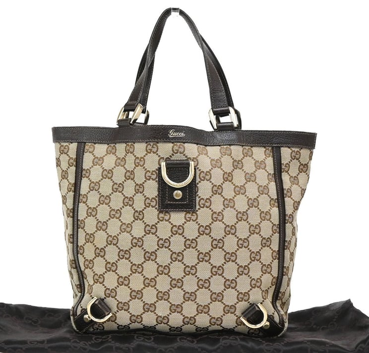Gucci Gucci Abbey D-Ring Tote GG Canvas Small