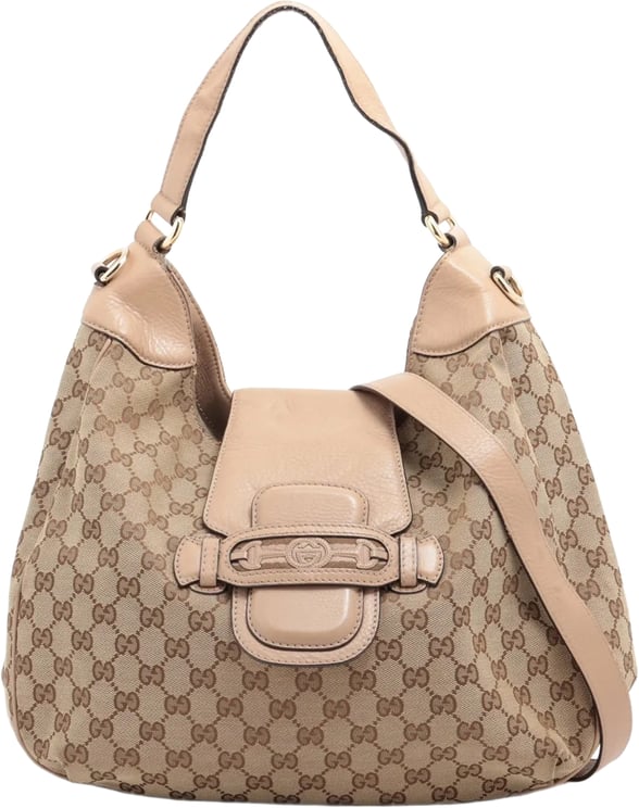 Gucci Gucci Dressage Hobo GG Canvas Large