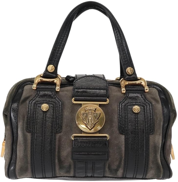 Gucci Gucci Aviatrix Satchel Suede Medium