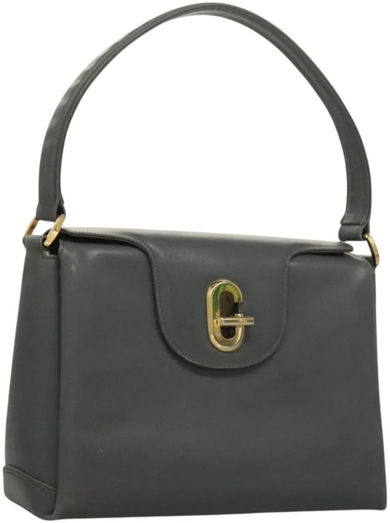 Gucci Gucci 1973 Top Handle Bag Leather Small