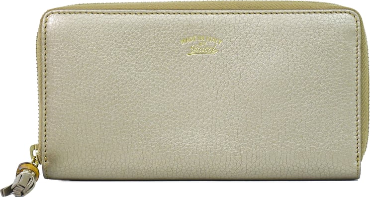 Gucci Gucci Bamboo Tassel Zip Leather