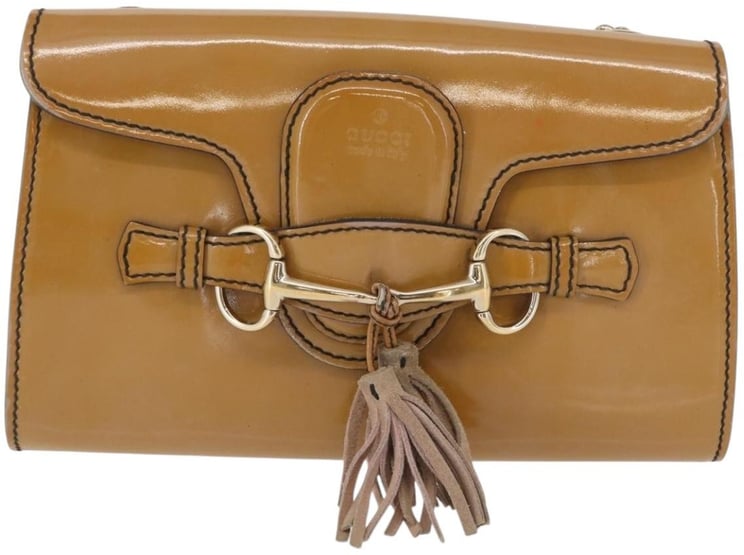 Gucci Gucci Emily Chain Flap Bag Patent Small