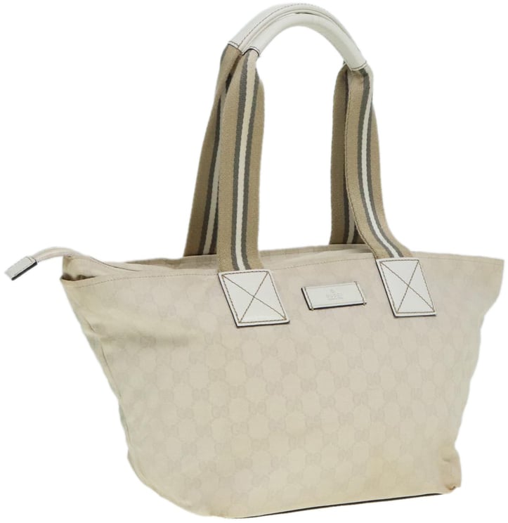 Gucci Gucci Web Zip Tote GG Canvas Large