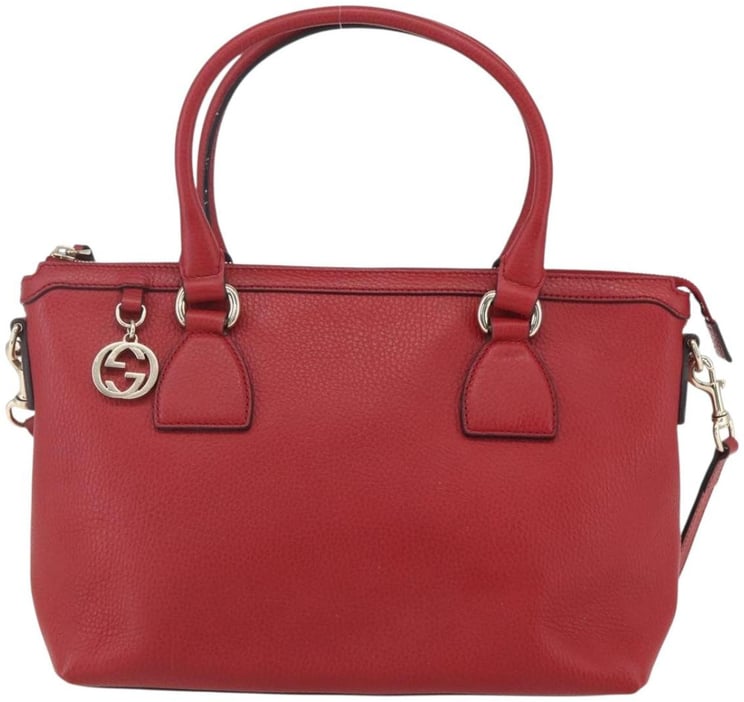 Gucci Gucci Vintage Soho Convertible Satchel Leather