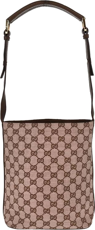 Gucci Gucci Vintage Bucket Bag Mini GG Coated Canvas Small