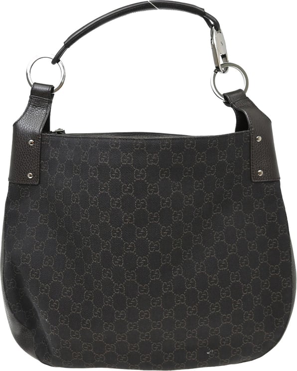 Gucci Gucci Vintage Ring Hobo Printed Velvet Small