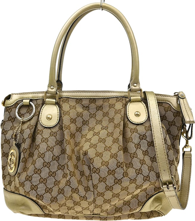 Gucci Gucci Sukey Top Handle Tote GG Canvas Medium