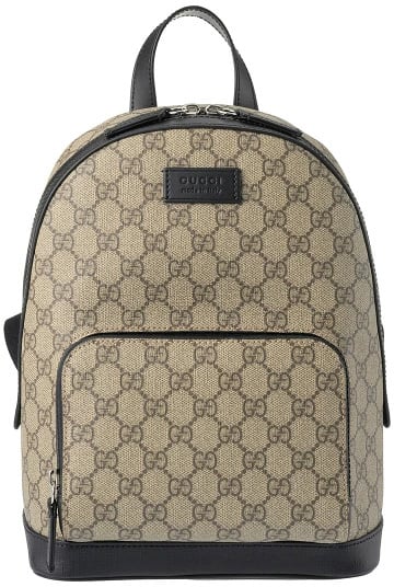 Gucci Gucci Front Pocket Backpack GG Coated Canvas Small