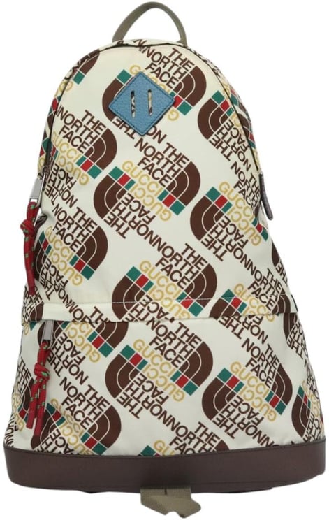 Gucci Gucci Gucci x The North Face Zip Backpack Printed Nylon Medium