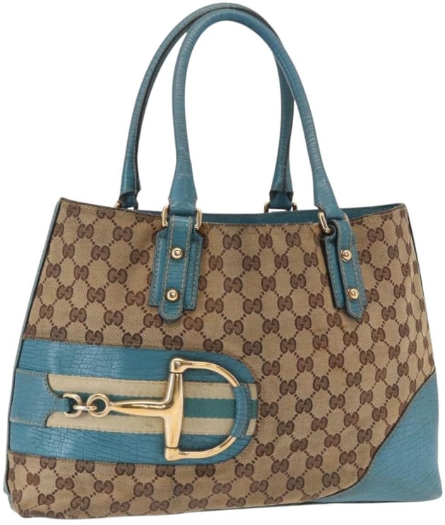 Gucci Gucci Hasler Tote GG Canvas Medium