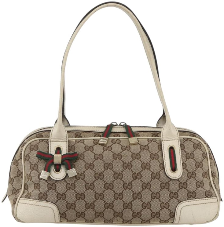 Gucci Gucci Princy Boston Bag GG Canvas Large
