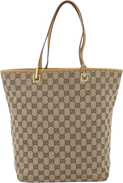 Gucci Gucci Vintage Bucket Shopping Tote GG Canvas Medium
