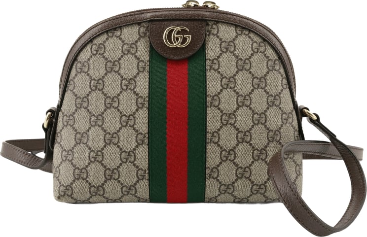 Gucci Gucci Ophidia Dome Shoulder GG Coated Canvas Small
