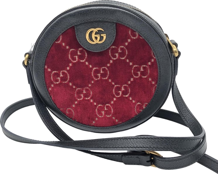 Gucci Gucci GG Marmont Round Velvet and Leather