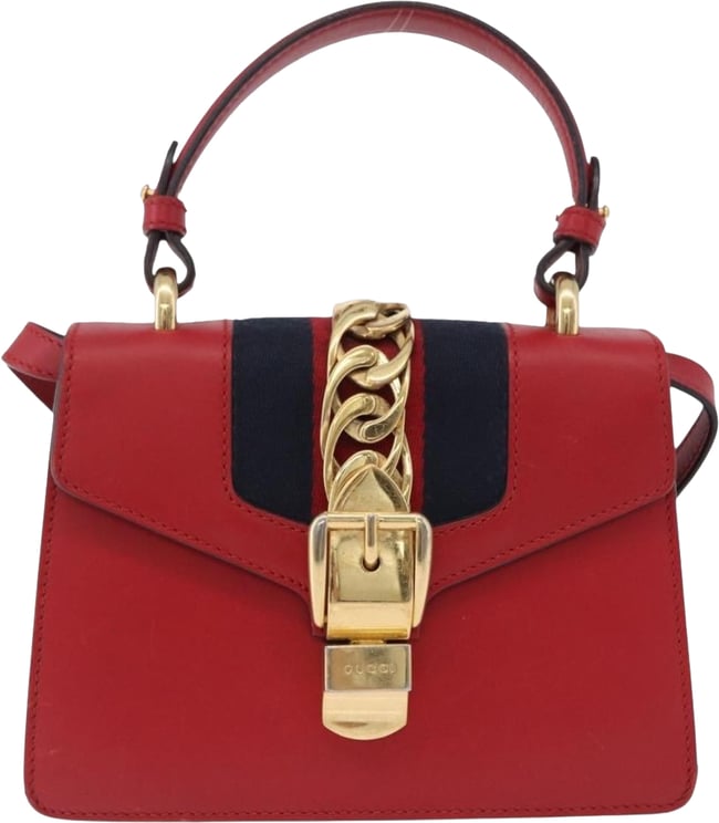 Gucci Gucci Sylvie Belt Leather