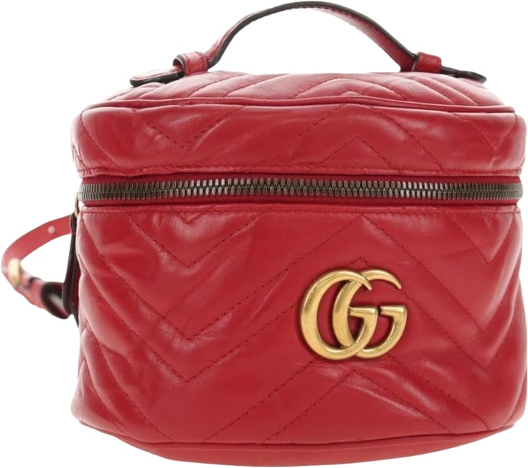 Gucci Gucci GG Marmont Vanity Matelasse Leather Mini