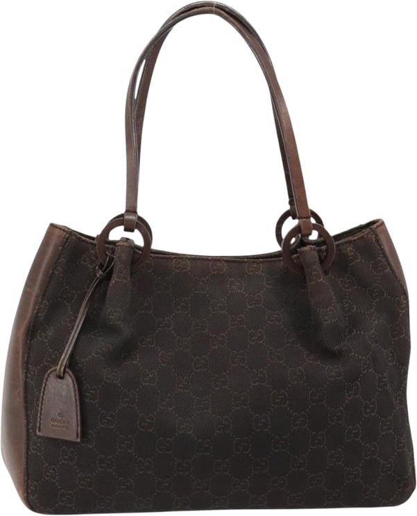 Gucci Gucci Vintage Jackie Tote Canvas, Leather
