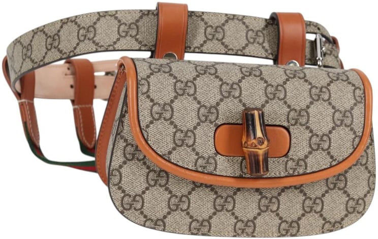 Gucci Gucci Bamboo 1947 Belt Bag GG Coated Canvas Mini