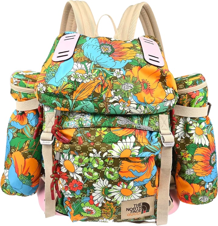 Gucci Gucci Gucci x The North Face Flap Printed Nylon Large