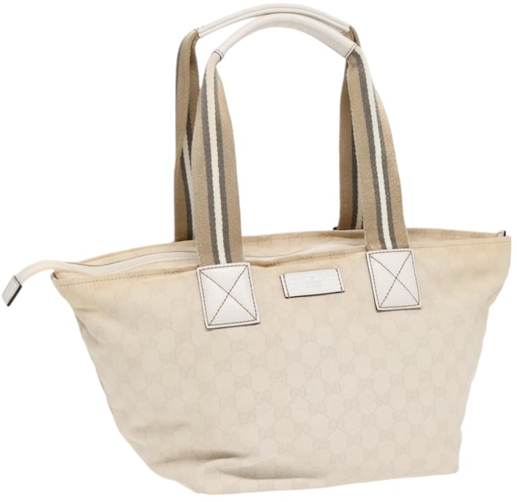 Gucci Gucci Web Zip Tote GG Canvas Small